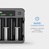 POWEROWL Universal Battery Charger for AA AAA C D - USB Fast Charging view 3