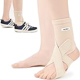 NEOFECT Drop Foot Brace Beige Right AFO Foot Drop Brace for Walking, Drop Foot Brace with Shoes, Stroke Recovery Equipment, Foot Drop Brace for Sleeping, Adjustable Ankle Brace (Right)