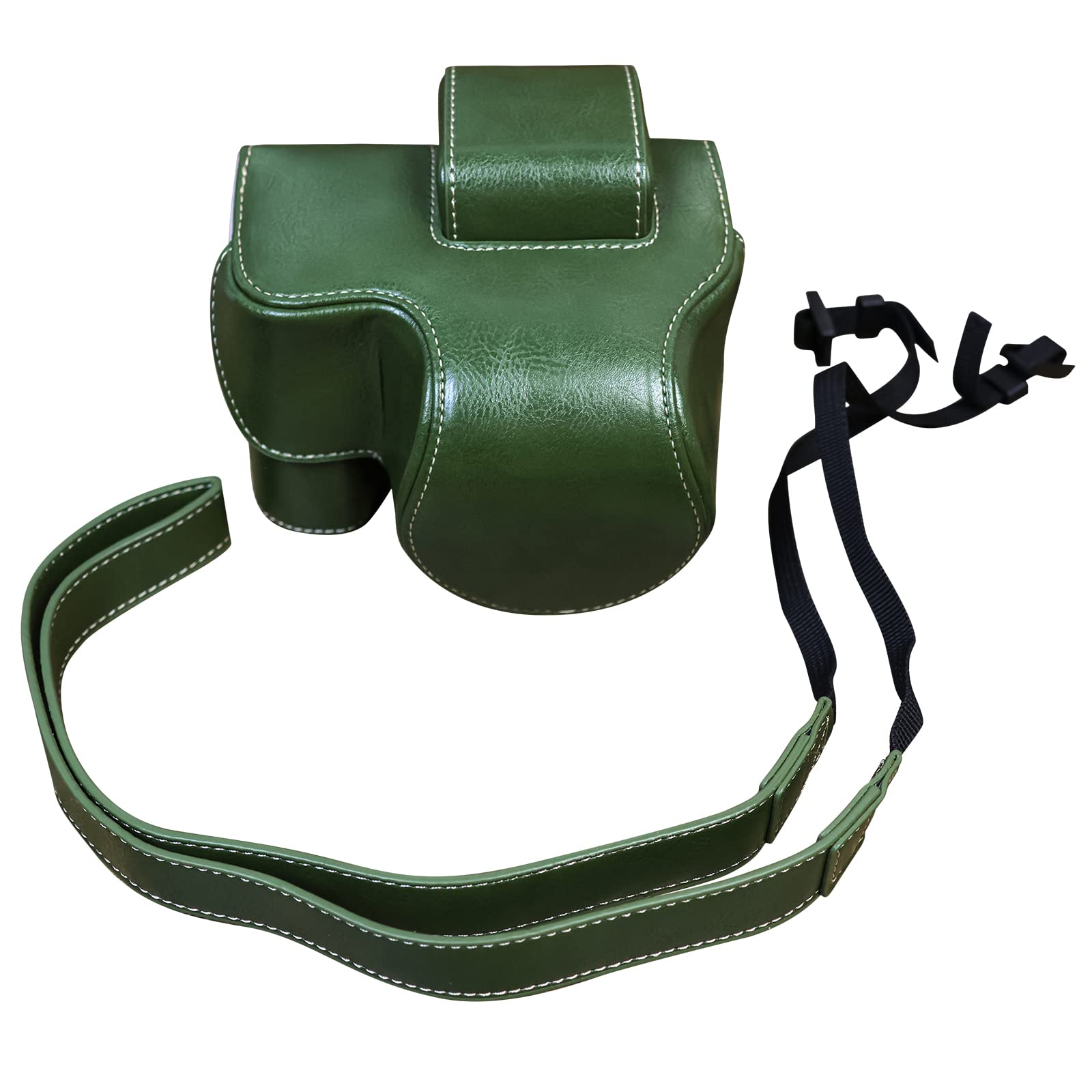 MUZIRI KINOKOO Z30/Z50 Case Compatible for Nikon Z30 Z50 Digital Camera - PU Leather Full Protection Camera Case with Adjustable Shoulder Strap - Green