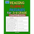 3rd Grade Fluency Passages with Comprehension Questions Workbook: Third Grade Reading Fluency Passages and Comprehension Questions for Grade 3, ... Passages for Ages 8-9 (K-5 Fluency Passages)