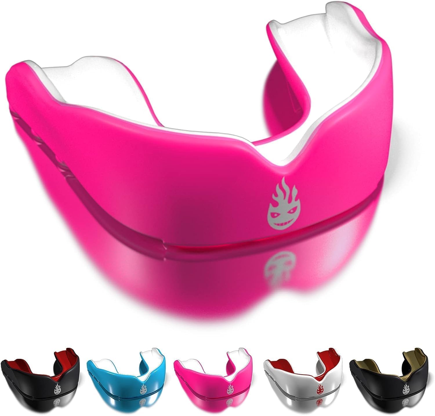 Dr Knox's Gum Shield Adult Youth & Junior Premium Boil & Bite for Contact Sports Including: Mouth Guard Boxing, MMA, Gum Shield Rugby, Football, Lacrosse, Hockey, Karate & Martial Arts Mouthguard — image 1