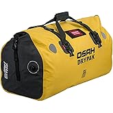 Greanthour Waterproof Duffel& Luggage Bag - Motorcycle Dry Bag Tail Saddle Bags with Roll Top Closure,Large Storage Space,for Camping, Kayaking, Fishing & Traveling(Yellow, 60L)