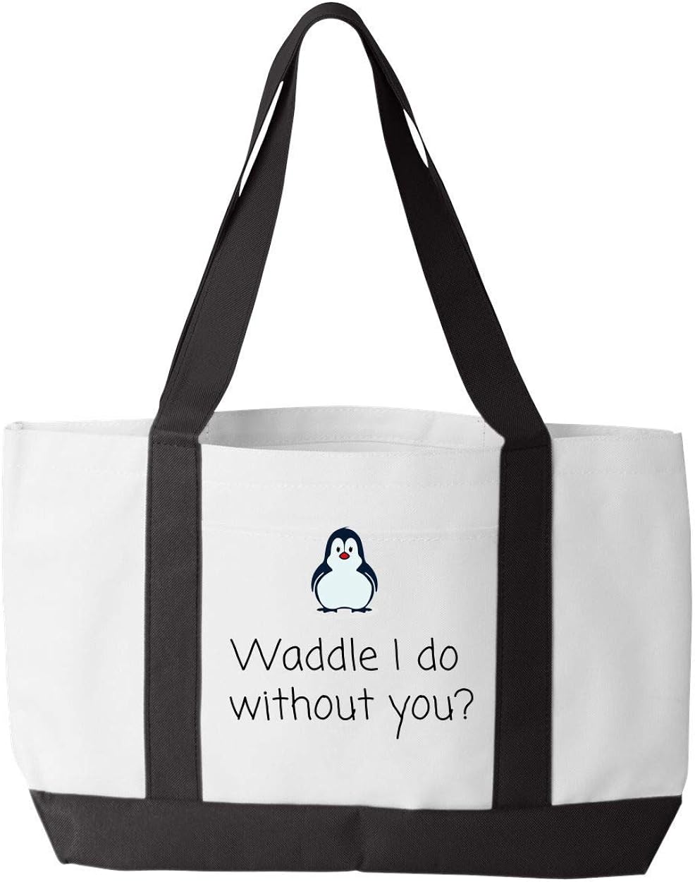 penguin tote bag