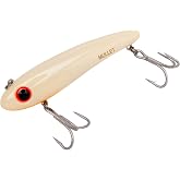 Bomber Lures Mullet Slow-Sinking Twitch / Walking Saltwater Fishing Lure - Excellent for Speckled Trout, Redfish, Stripers and More, 3 1/2 Inch, 5/8 Ounce