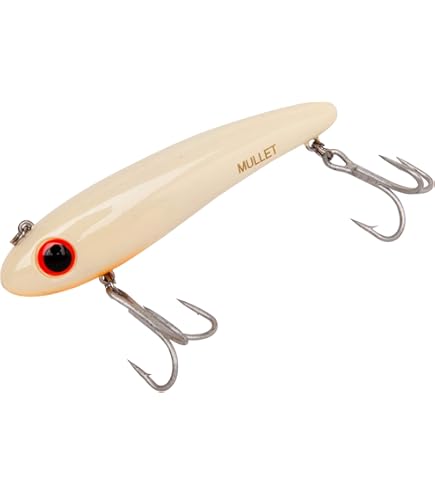 Amazon.com : Heddon X9556-427 Chug'N Spook Freshwater, Bone/Orange