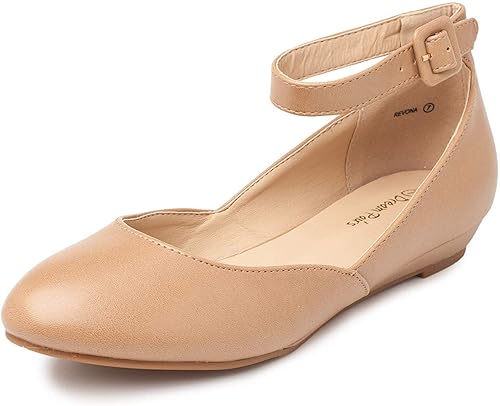 ankle strap flats amazon