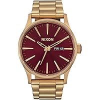 Amazon.com: NIXON Sentry Solar A1347 - All Gold/Black - 100m