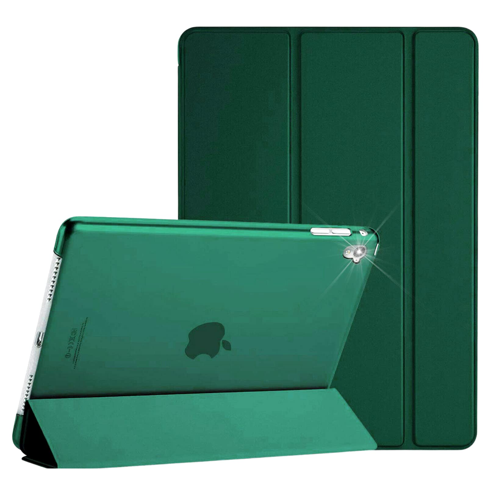 For Apple iPad Pro 9.7 (2016) Generation Case Cover - Magnetic Smart Stand - Auto Wake/Sleep - Fit To Model No. A1673 / A1674 / A1675 (Emerald Green)