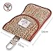 Key Fob Protector Faraday Bag, Faraday Cage Pouch Fob Guard Rfid Key Fob Blocker Protector Signal Blocking Bag Pocket, Block Signal Security Keyless Entry Key Fobs, Car Keys, Rf Anti-Hacking (Brown)