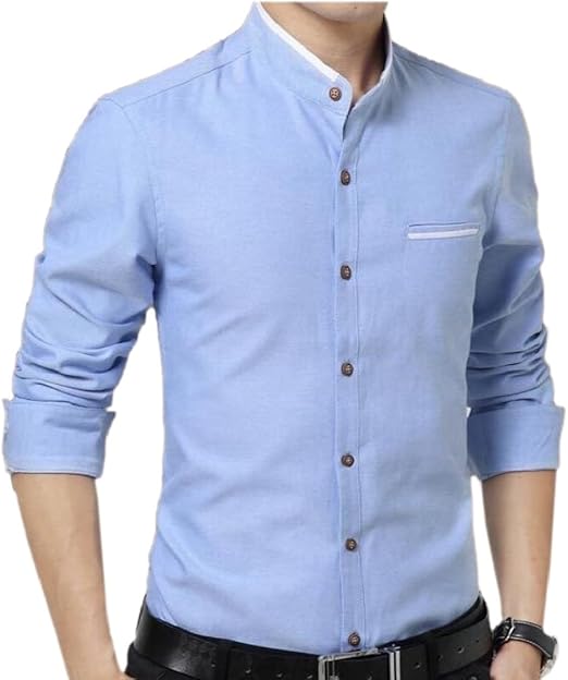 Amazon Fly Year Jp オックスフォードボタンダウンシャツスリムフィット長袖シャツ Light Blue Xxs インナーシャツ 通販