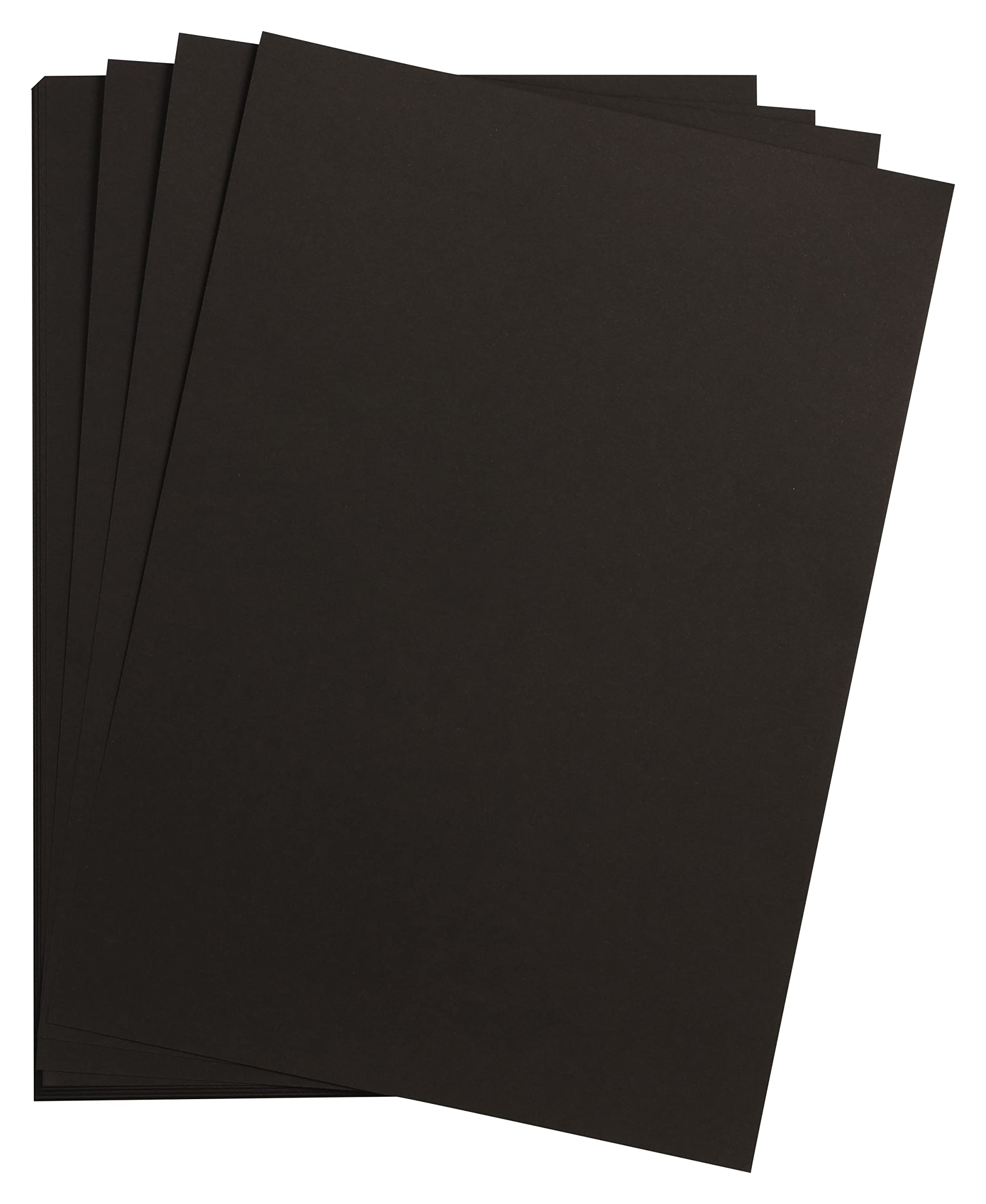 Clairefontaine 960071C - One Maya Paper Pack - 250 Sheets of Smooth Black Drawing Paper - A4 21x29.7 cm 120g - Ideal for Drawing and Creative Activities