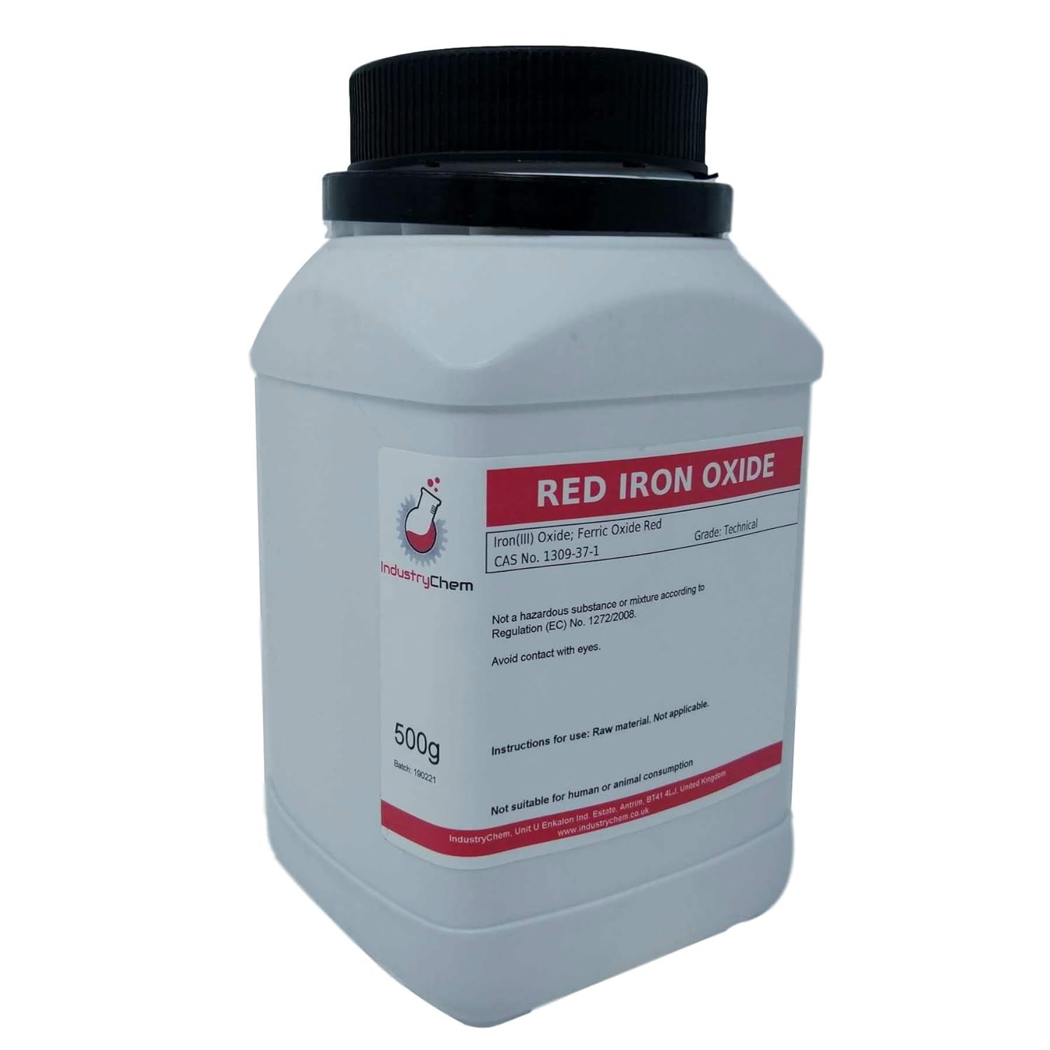 Ossido Di Ferro (III) Rosso 100g - Pigmento Naturale In Polvere, Ematite, Per Termite, Reagenti E Pitture - By Inoxia