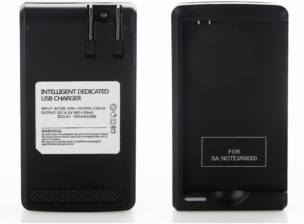 Galaxy Note 3 Battery Charger, Sfmn USB Wall Travel Spare Battery Charger for Samsung Galaxy Note 3 N9000/N9005 Battery (Note 3)