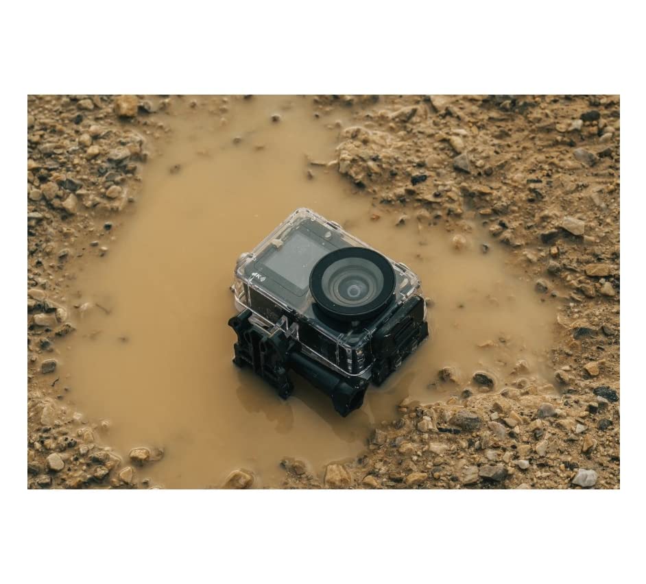 Vivitar 4K Ultra HD Action Camera Bundle Dual Screens, WiFi, 64GB SD, 2 Batteries, Waterproof