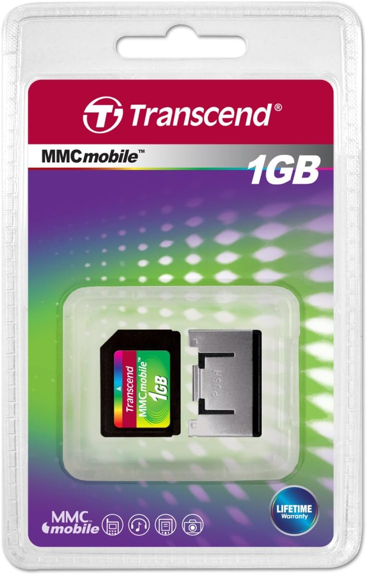 Transcend MMCmobile 1GB Memory Card TS1GRMMC4 Dual Voltage Mobile Phone