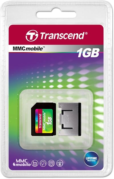 Transcend MMCmobile 1GB Memory Card TS1GRMMC4 Dual Voltage Mobile Phone