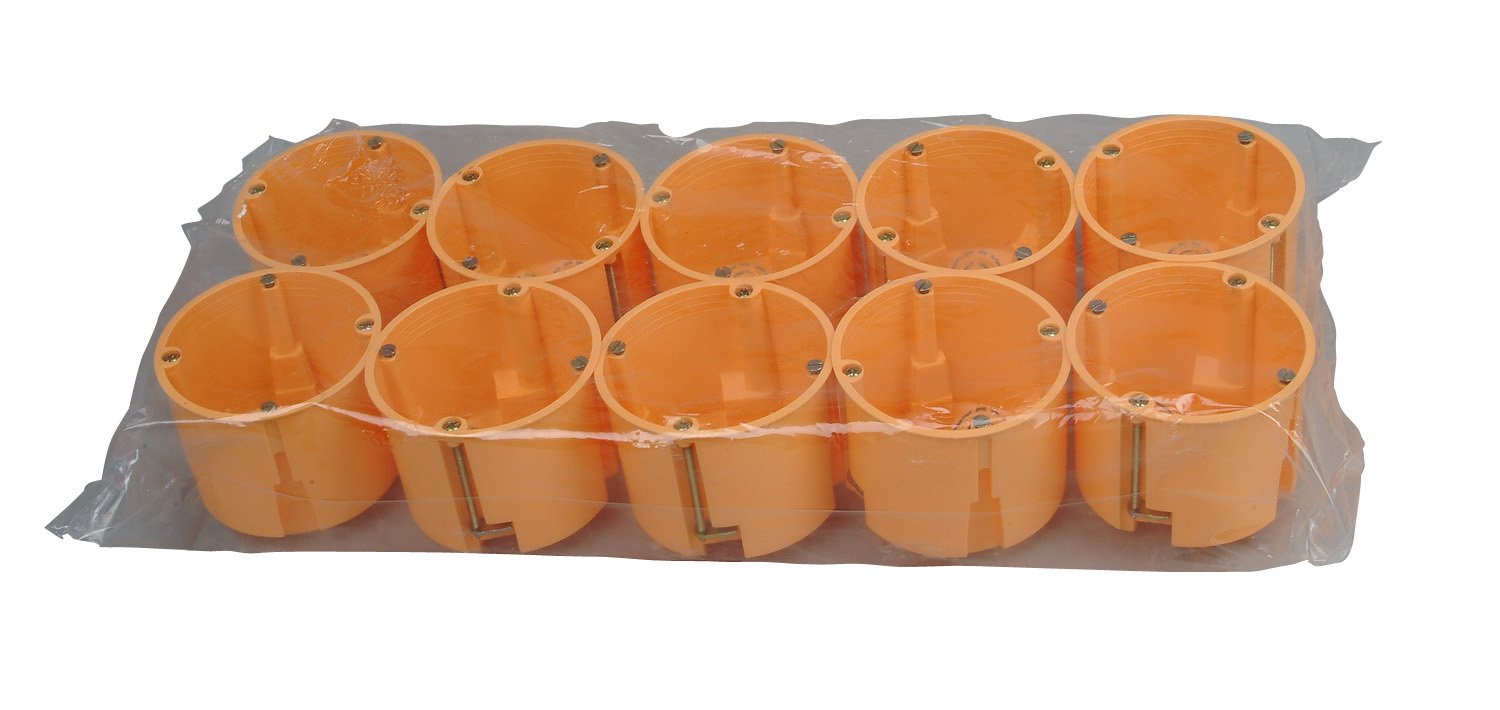 Cogenerationhave 355200043 Wall Cavity Insulation Switch Box, Ø 68 mm, Cans Depth 61 mm, Professional Pack: 10 Piece In Carton