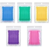 500 Pcs Micro Applicator Brush, Micro Swabs, Disposable Eye Lashes Mascara Wands for Eyelash Extension Tbestmax