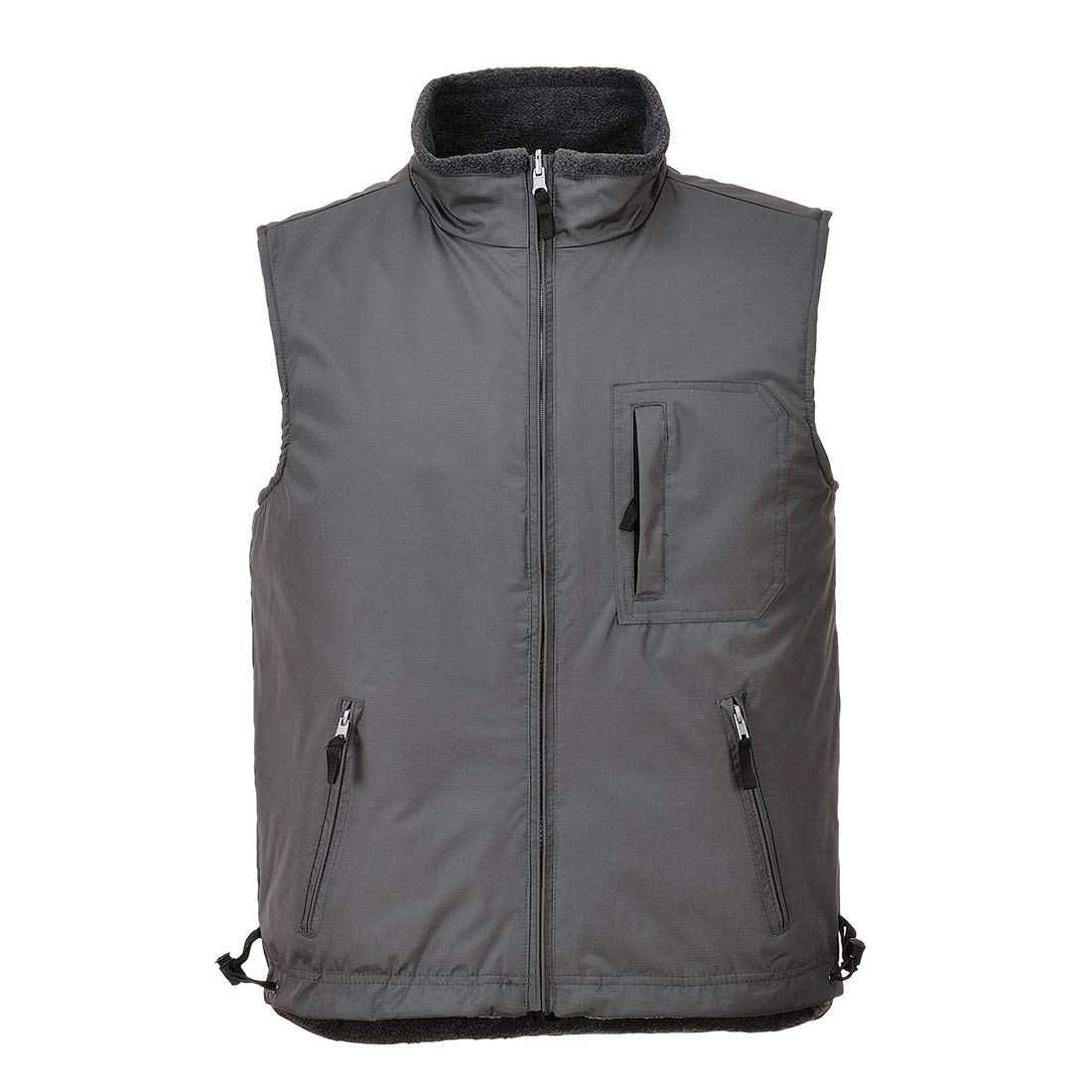 Portwest RS Reversible Bodywarmer, Color: Grey, Size: XL, S418GRRXL