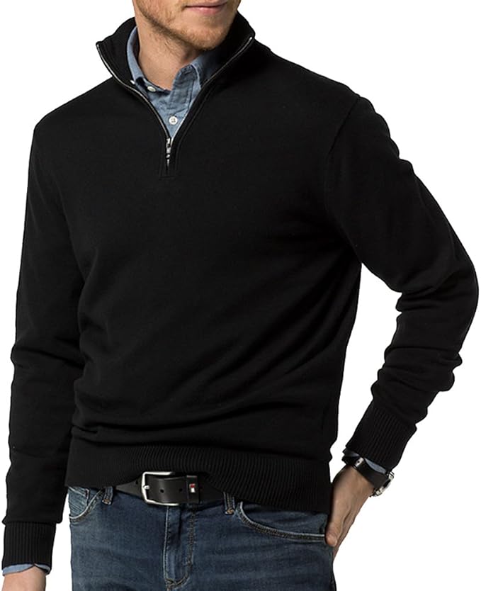 quarter zip dress sweater