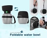 Pecute Dog Water Bottle 350ml Lightweight Portable Water Dispenser Grey view 8