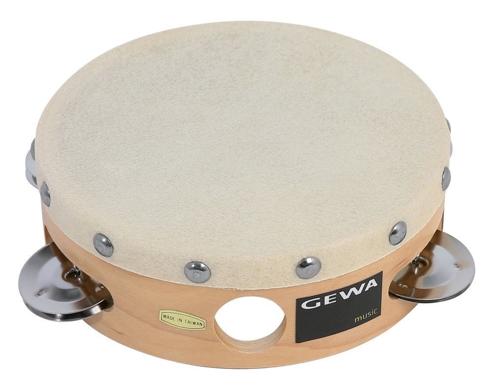 GEWA 841300 15,2 cm (6 Zoll) Traditionell Tambourin mit Schellen