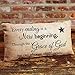 Grace of God 6 x 12 Rectangular Burlap Inspirational Decorative Throw Pillow