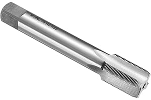 uxcell Hand Plug Tap M16 x 0.75 H2 Metric Thread Plug Style Taps Straight Flute Screw Tapping Threading Tool High Speed Steel