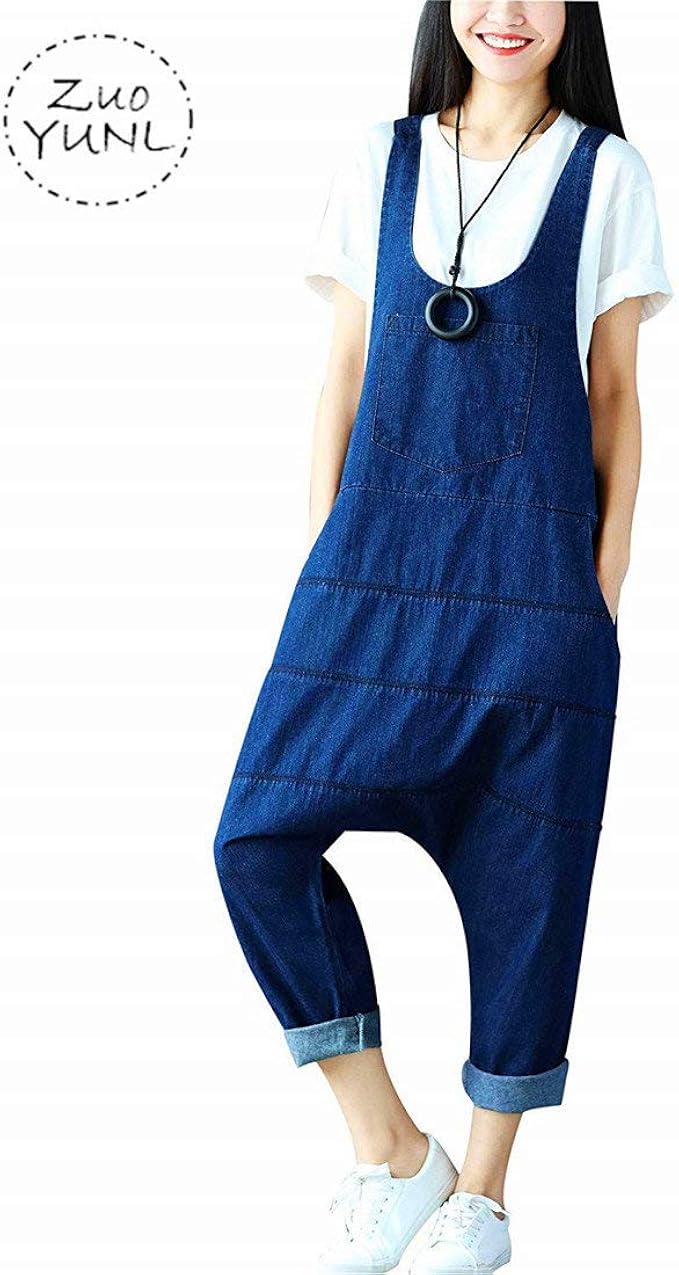 baggy denim jumpsuit