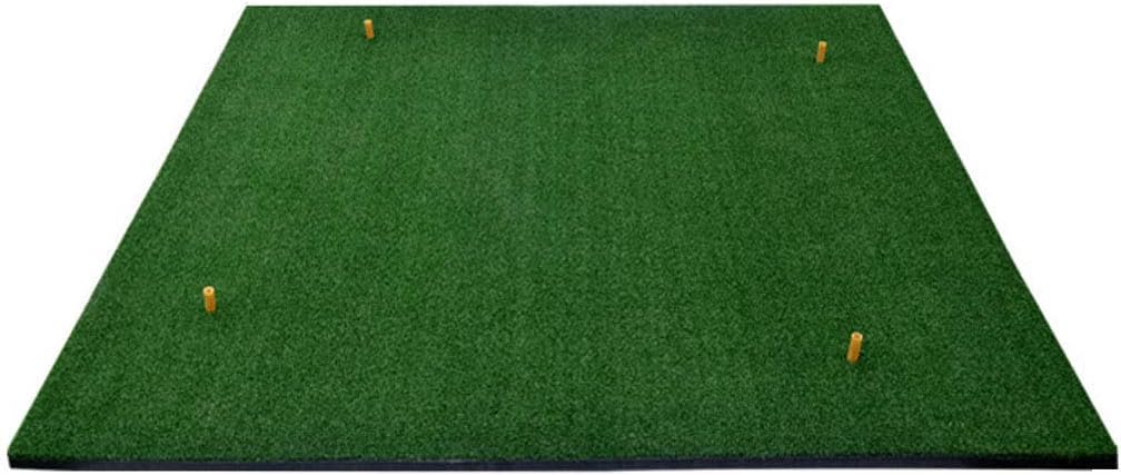 Soul Case Golf Practice Mat Golf Training Turf Mat Golf Driving Range Mat for Backyard Indoor Office 150 X 150cm