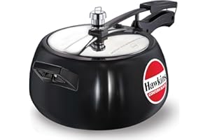 Hawkins CB50 Hard Anodised Pressure Cooker, 5-Liter