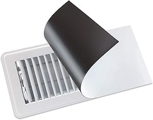 Strong Magnetic Vent Covers - Thick Magnet for Standard Air Registers - for RV, Home HVAC, AC, and Furnace Vents - Pure White Magnetic Sheet - 8 inch X 15 inch (3 Pack)