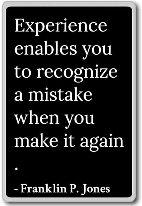 Experiencia te permite reconocer a mis. Imán para nevera con cita ...