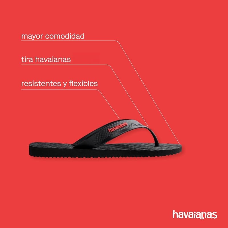 Track Waves Hombre Chanclas Negro 43/44 EU