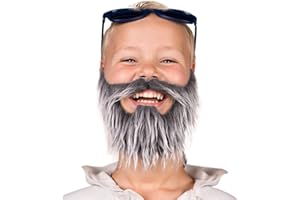 Honcloud Realistic Fake Beard Easy to Wear Great for Outfits and Perfect for Halloween