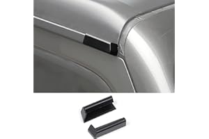 YOCTM Plug in Water Rain Gutter for 2018 2019 2020 2021 2022 2023 Jeep Wrangler JL JLU Unlimited Sahara Rubicon Exterior Accessories No More Water Runoff