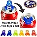 Beverage Barricade Soda Protector 6 Pack for Active Families. Improve Your Picnic or BBQ Experience: Shield Your Cans from Bugs & Dirt, Easily ID Whose Drink is Whose & Eliminate Painful Top Popping. primary