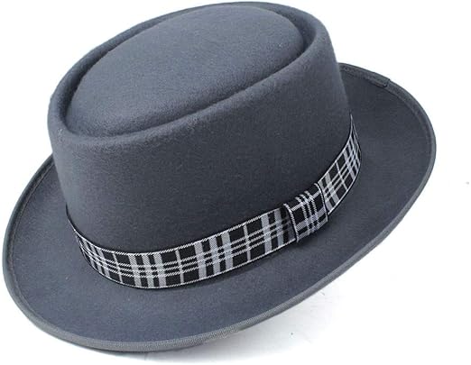 gray pork pie hat