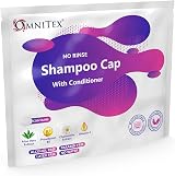 Omnitex Premium Rinse Free Shampoo Cap 5 Pack Microwaveable with Conditioner view 2