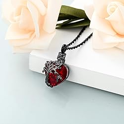 shajwo Tree of Life Cremation Jewelry Heart Urn