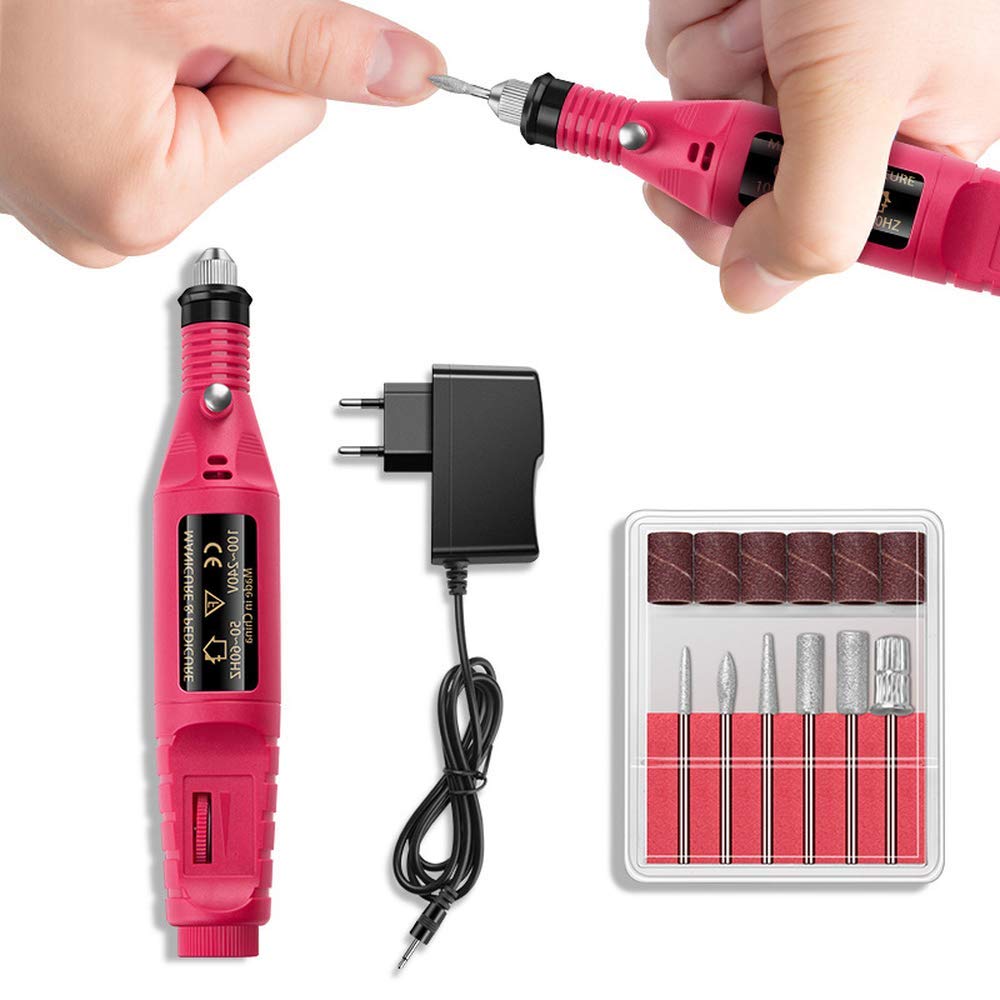 Ersatz-Netzkabel Für Elektrischen Nagelbohrer – 1,8 M Länge, 3-Pin-Stecker (schwarz)