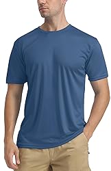 TACVASEN Rash Guard Mens Short Sleeve Crew Neck