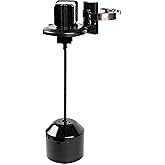 Little Giant RVMS-20 115-volt, Piggyback Vertical Float Switch, 20' Cord | Maximum 13 Amps, 1/2 HP, Pump down, For pond, sump, flood, or utility pumps, 599263