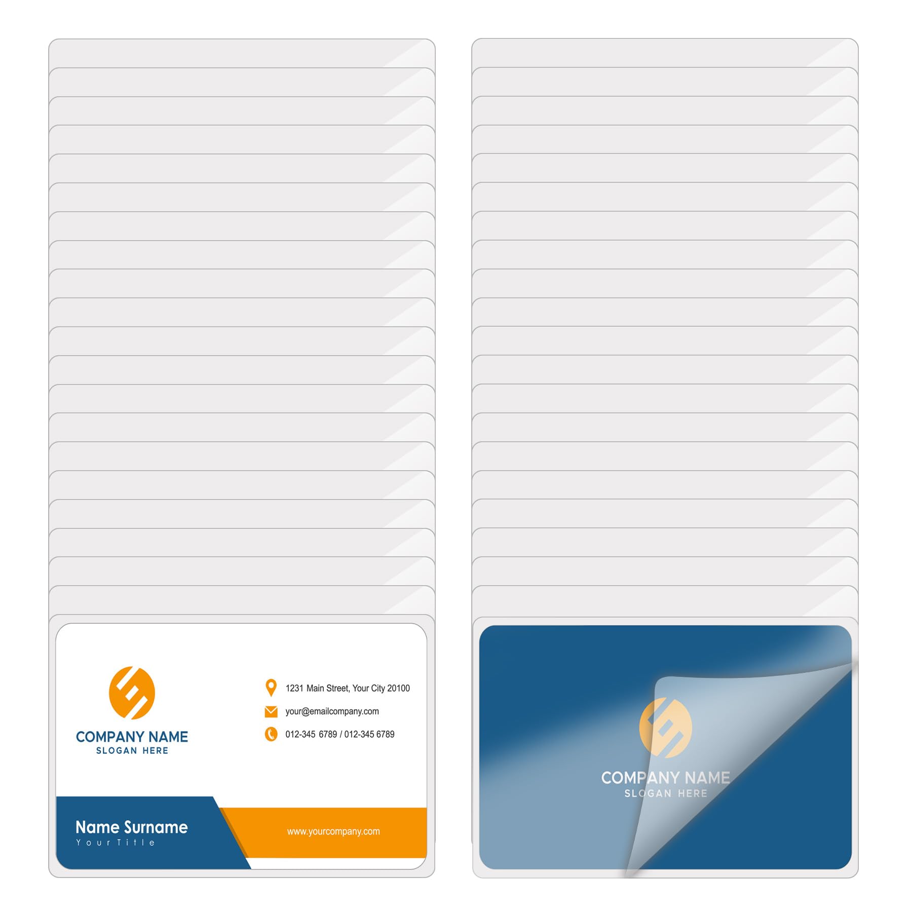 Photo 1 of 100Pcs 3x5 Index Card Laminating Pouches File Card Laminating Pouches 5 Mil Heat Sealing Laminating Pouches,Luggage Tag Laminating Pouches for Work Permits Pass Cards Student ID Cards