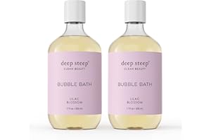 Deep Steep Bubble Bath, 17 Ounce (Pack of 2) (Lilac Blossom)