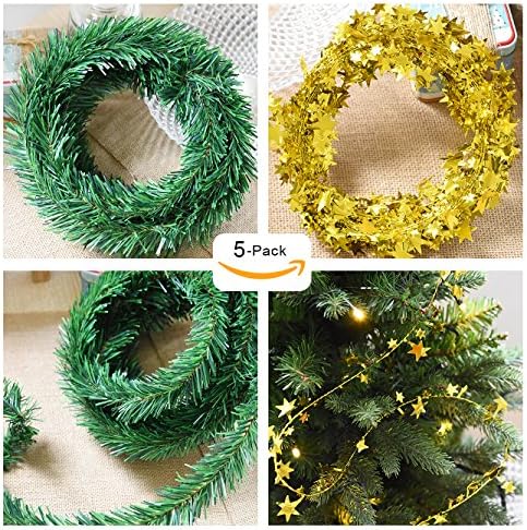 Christmas Decorations Vine Garland Hanging Size Variable Holiday Presents Weeding Decorations