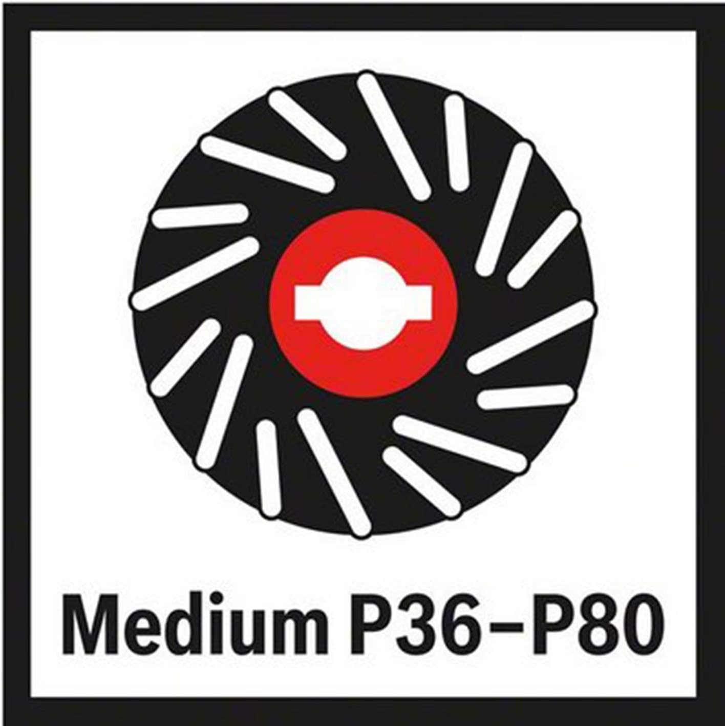 Bosch 1x PRO Backing Pad for Small Angle Grinders X-Lock, Medium (diameter 125 mm, Professional Accessory Small Angle Grinder) - Image 5