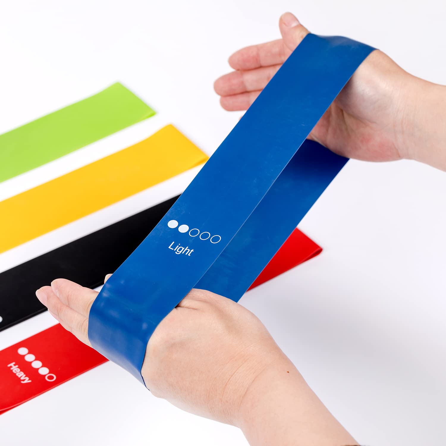 Mr. Pen- Resistance Bands, Pack of 5 Different Resistance Levels, Exercise Bands Resistance, Bands for Working Out, Workout Bands Resistance, Elastic Bands for Exercise, Fitness Bands, Stretch Bands