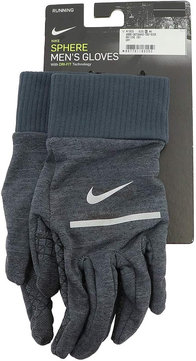 nike men's sphere running gloves