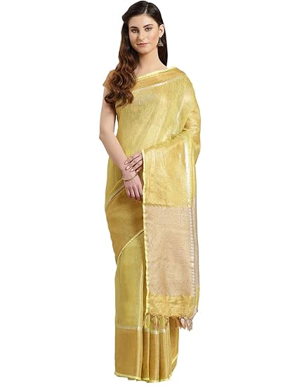 Linen Handwoven Saree and Blouse ALBGSA0016
